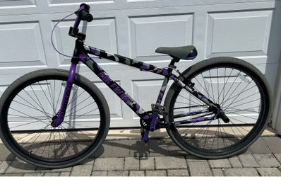 SE Big Flyer Purple Camo 29 inch BMX Bike