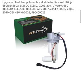 YezoAuto Fuel Pump Assembly for Kawasaki Ninja 650R