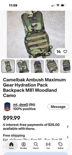 Camelback max gear backpack