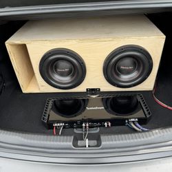 Rockford Fosgate 2500  New  American Bass Velocity 10inch Woofers Excellent Condition 