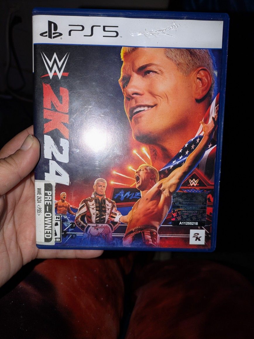 PS5 Games 2k24 WWE