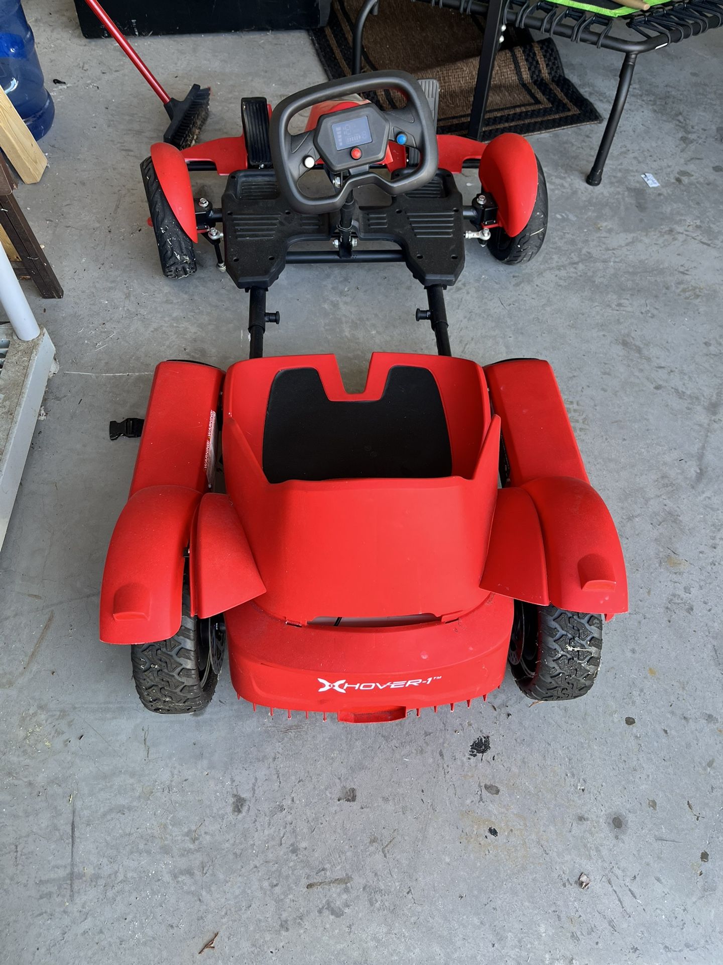 Hover-1 Formula Electric Go-Kart 15MPH Speed Max 330LB Limit New Please Read