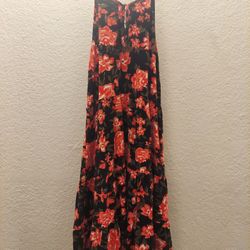 Black Floral Dress Size Small Xhilaration