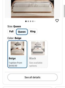 Queen Size bed frame only