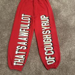 ALOCS PANTS RED SIZE M