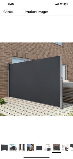 Private screen fence  showroom quality