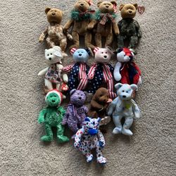 TY BEANIES BABY BEARS