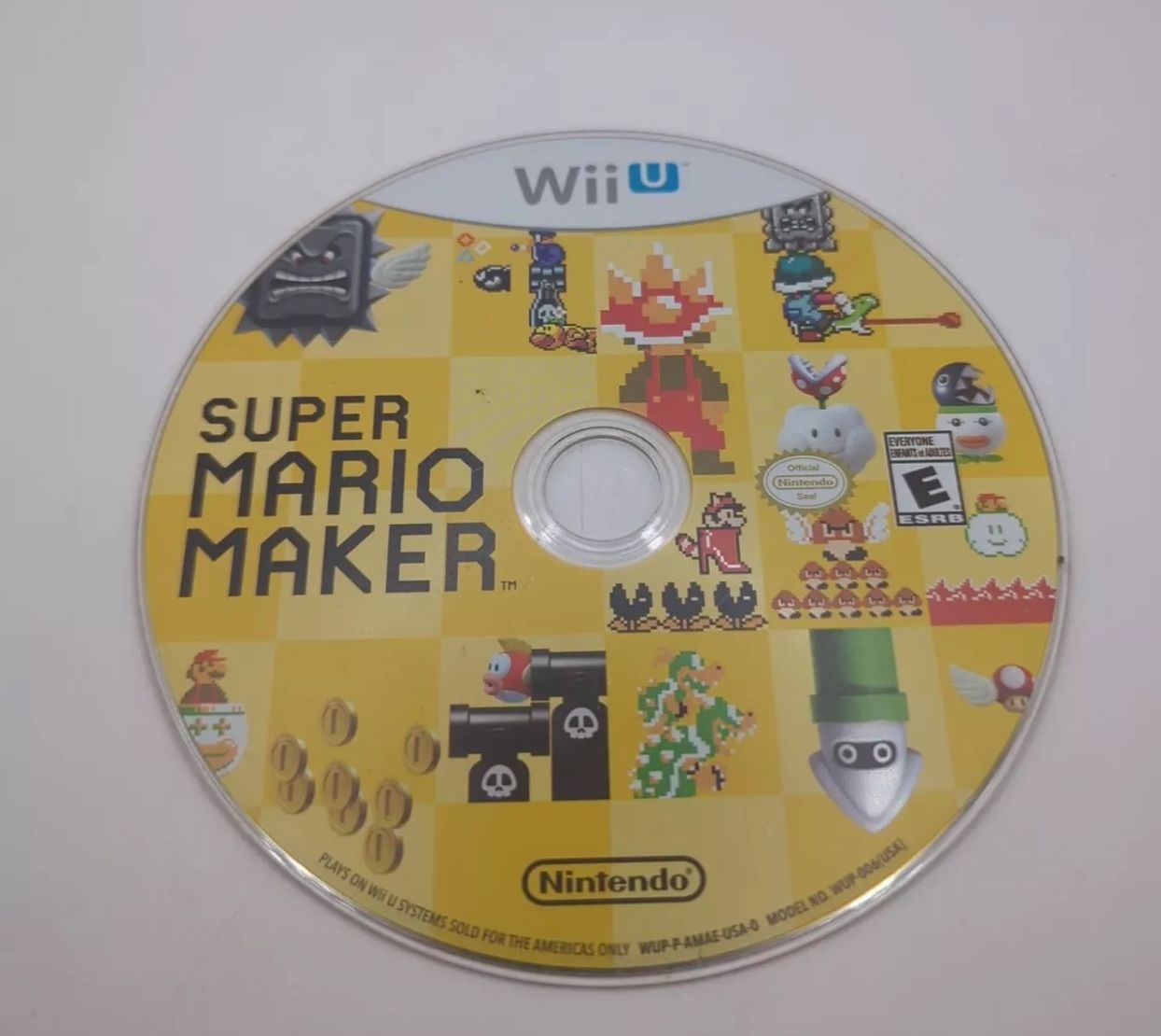 Super Mario Maker Nintendo Wii U Disc Only Tested Working Video Game