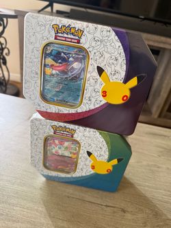 Pokemon 30th Celebration Tins