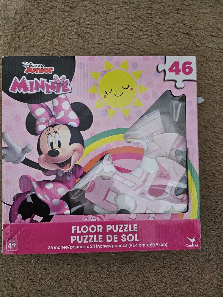 New Minnie Mouse Floor Puzzle 