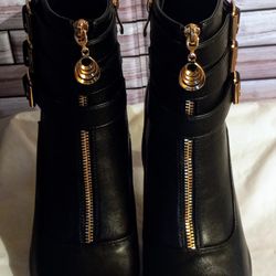 WOMEN'S IDIFU BUCKLE STRAP ANKLE BOOTS