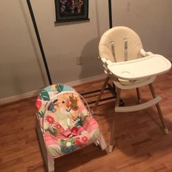 Baby Highchair And Lounger 