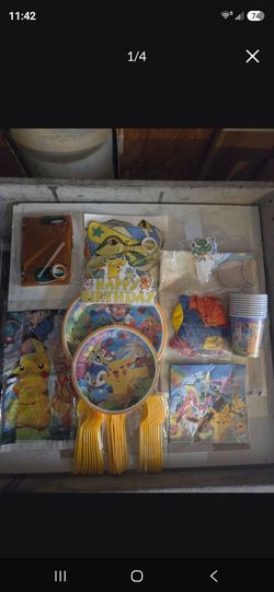 Pokémon Birthday Party Supplies Set (new)