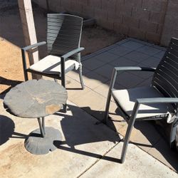 2 Chairs And Table 