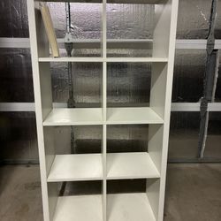 White IKEA  Shelf Unit