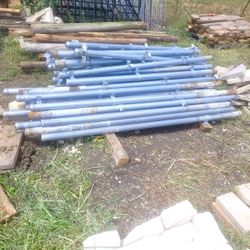 Heavy duty galvanized steel posts need to be gone