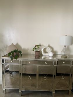 Z gallerie store mirrored buffet