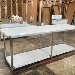All Stainless Steel Table NSF 96W x 30D x34H inches