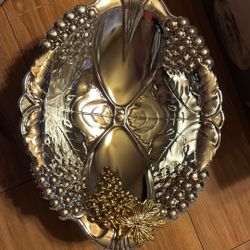 Small Oval Food Fish With Stand Silver Played Elegant Cash Pick Up Only Venus