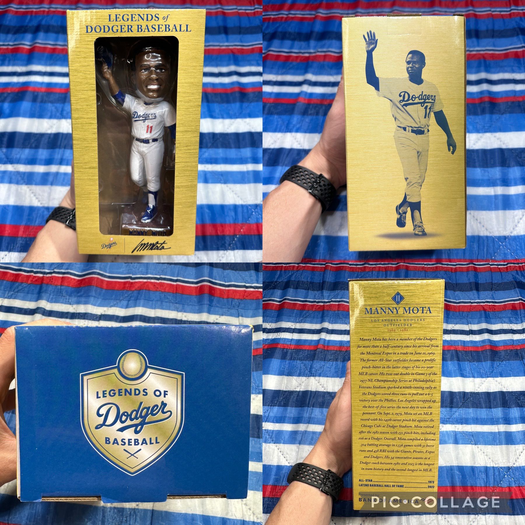 MANNY MOTA Bobblehead LA Los Angeles Dodgers Stadium SGA 4/29/23 for Sale  in Ontario, CA - OfferUp