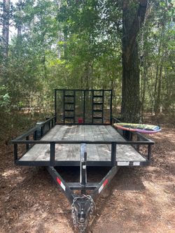 2024 6x12 gated utility trailer