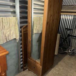 Mirror Wardrobe Cabinet 