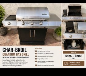 Char-Broil Quantum Stainless Steel Gas Grill