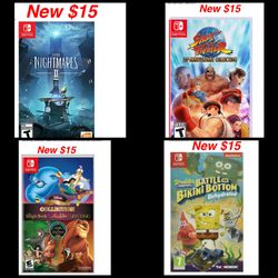 All New Switch  Video Games Prices On Each Picture In Red For Each Game See Both Pictures Cash Only East Palmdale Prices Firm