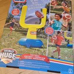 BNIB Little Tikes Inflatable Football Goal Post