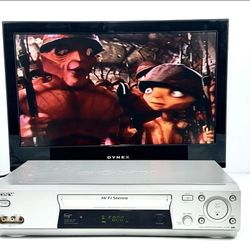 Sony SLV-N88 VCR Hi-Fi Stereo VCR Plus VHS Recorder , Tested and Works