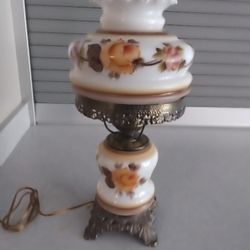 Vintage Electric Hurricane Lamp