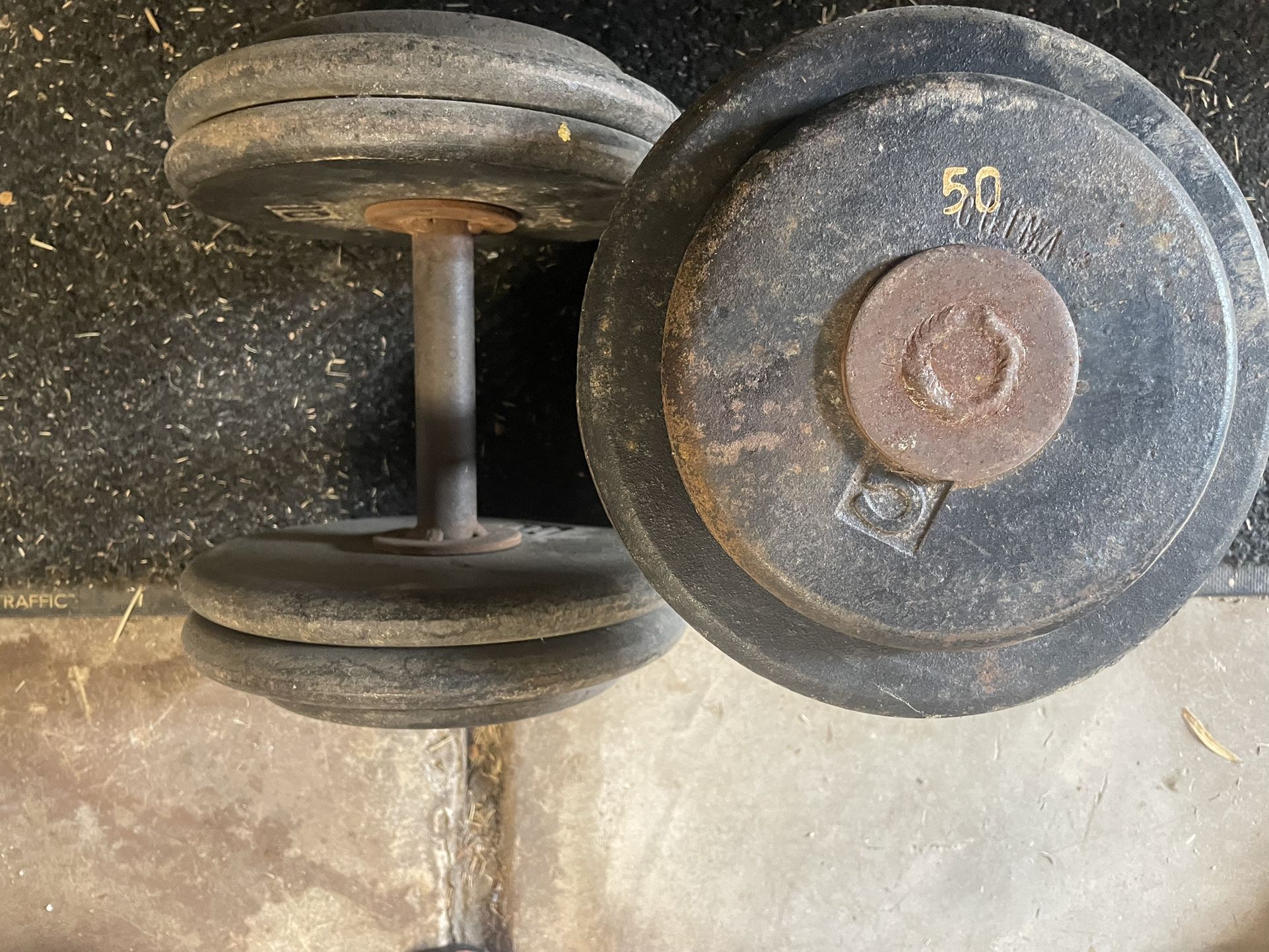 Dumbbells 50 Lbs