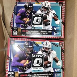2025 Panini NFL Optic Donruss Football Trading Card Blaster Box