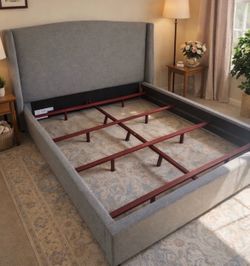 Saatva Minori, King, Pewter Linen (in box) (picture from reviews) ❤️