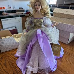 #10 Franklin heirloom porcelain doll about 20 in tall