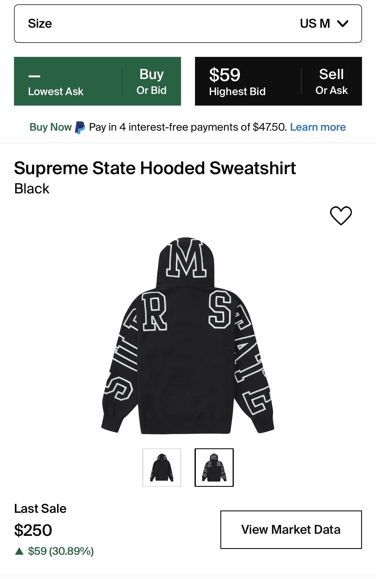 Supreme State Hoodie