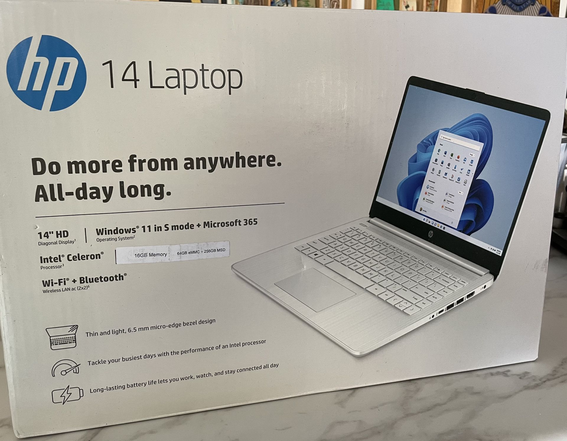 HP 14” HD Laptop 