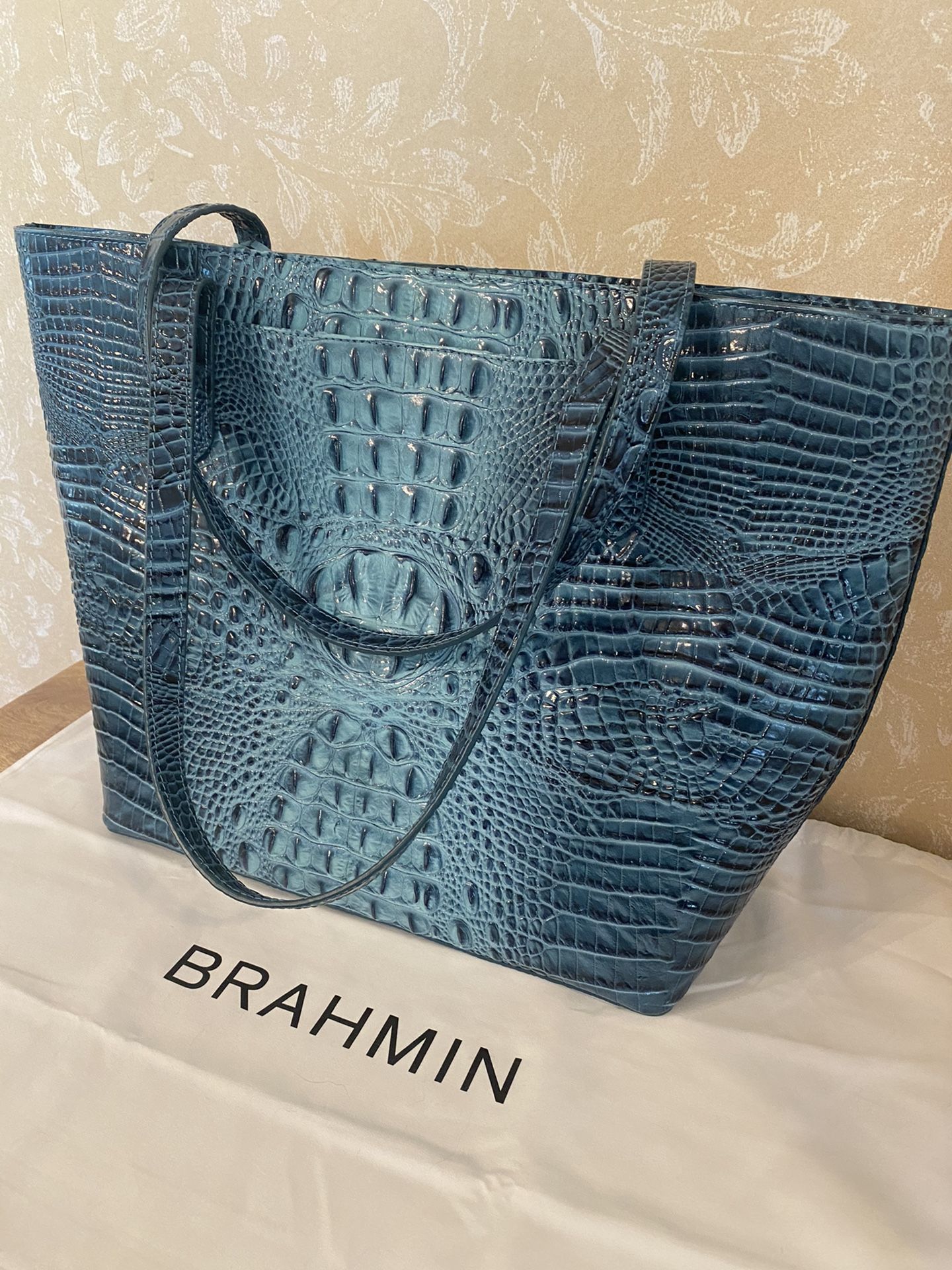 Brahmin Tote, Large, Peacock Melbourne.