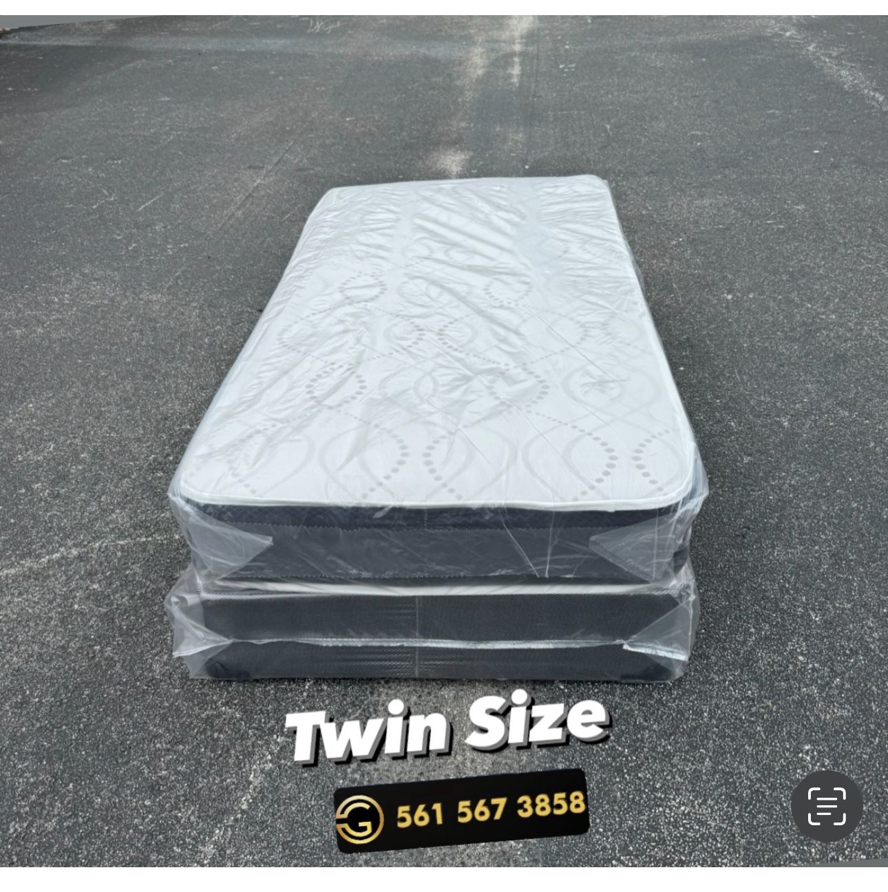 New Twin Size Mattress And Box Spring Set // We Offer  🚚