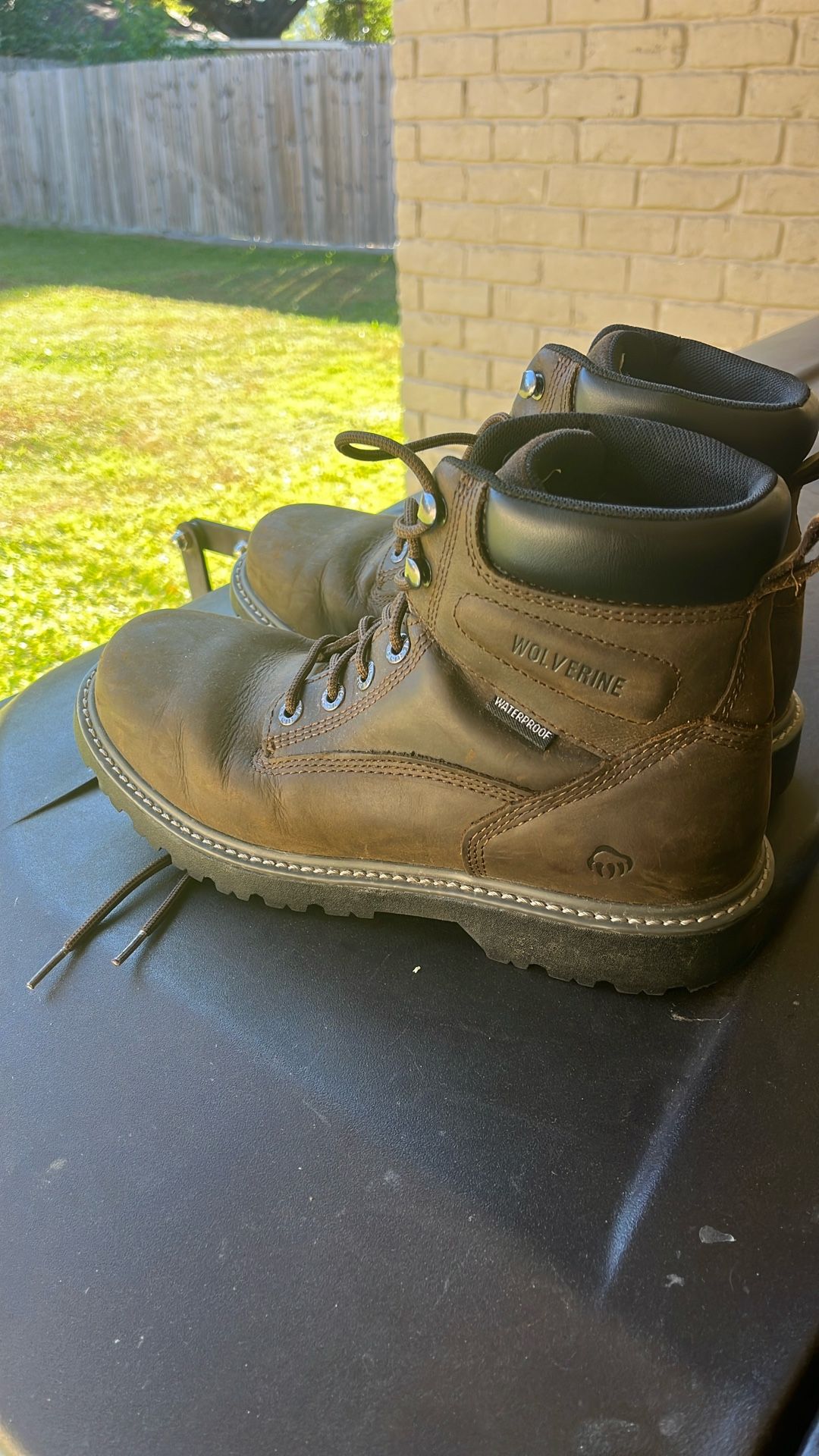 WOLVERINE MEN'S FLOORHAND WATERPROOF 6" WORK BOOTS - STEEL TOE