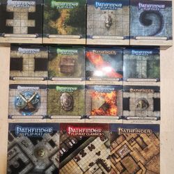 Pathfinder flip tiles & flip mat lot (for D&D and Pathfinder)