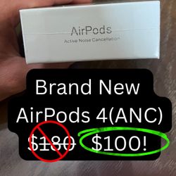 AirPods 4 With Active Noise Canceling (ANC)