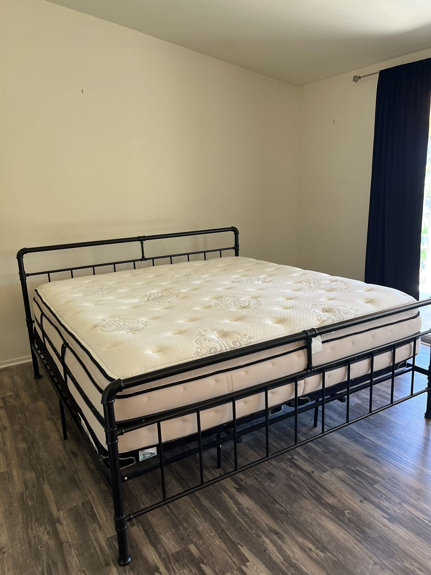 King Size Bed Frame And Mattress 