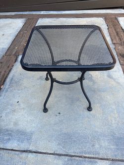 Small outdoor side table