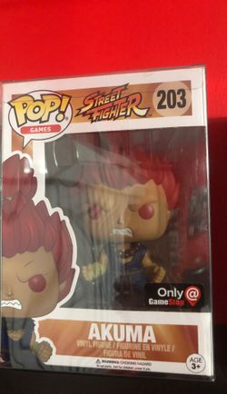 Funko pop akuma street fighter $18