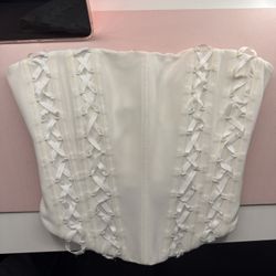 white fox corset 