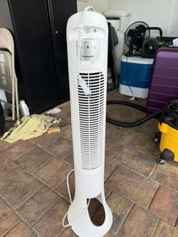 White Tall Fan