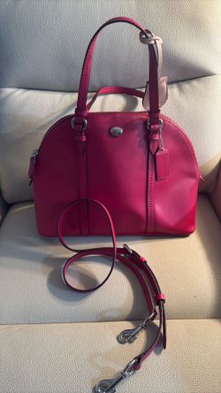 Fuchsia/pink coach purse