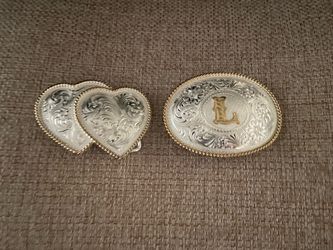 Western Belt Buckles-Montana Silver Smiths