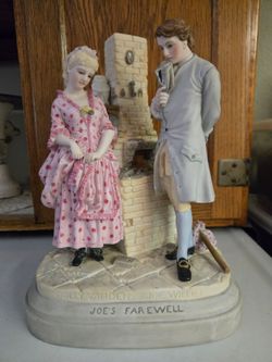 Ceramic figurine from Charles Dickens novel "Barnaby Rudge"